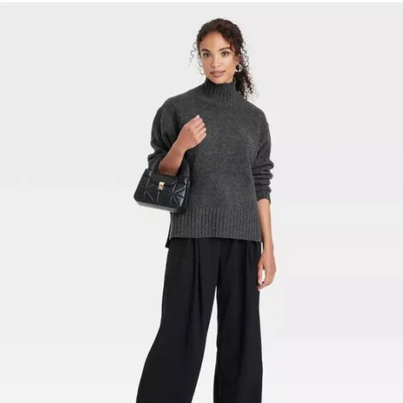 a new day Gray Turtleneck Sweater - Picture 2 of 11